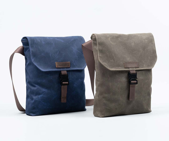 Available in 15-oz. waxed canvas in two colors