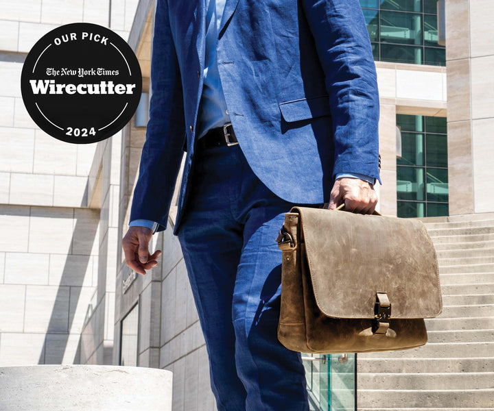 Executive Leather Messenger