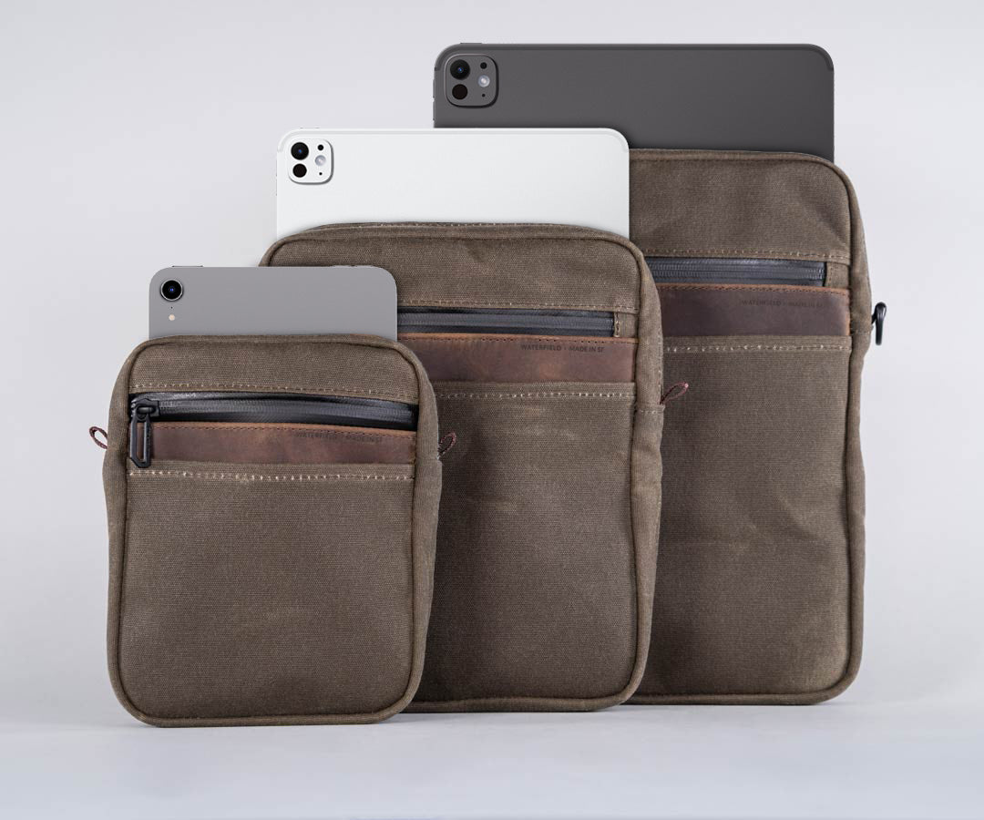 Essential Crossbody 2024 USA Made Waterfield Designs Medium Fits 11 iPad Waxed Canvas 10