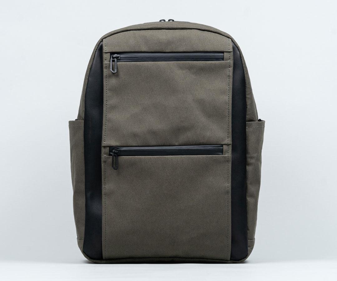 Olive Green X-Pac® Canvas with Black Leather