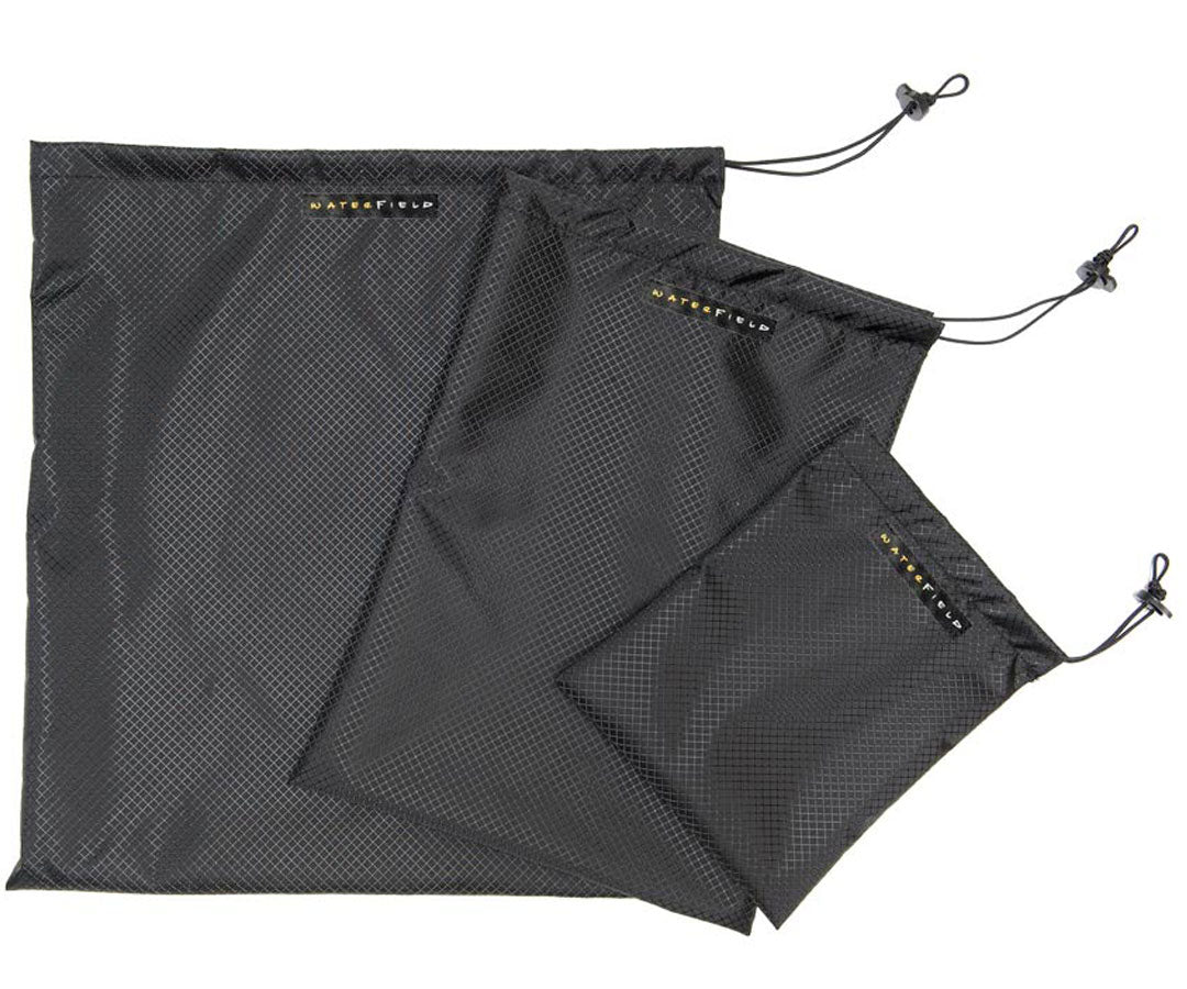 Travel Pouches 2024 USA Made WaterField Designs   Black Set Of 3 