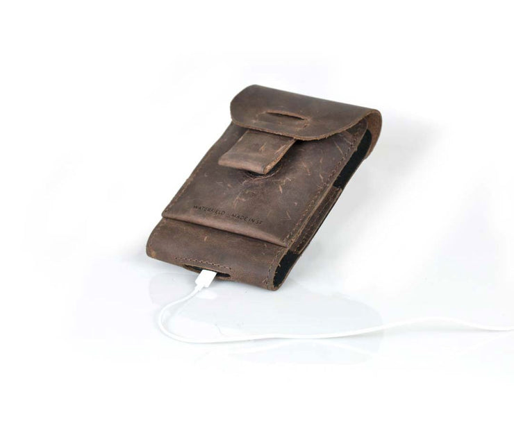 Leather Phone Holster Case No. 48XL, USA Made