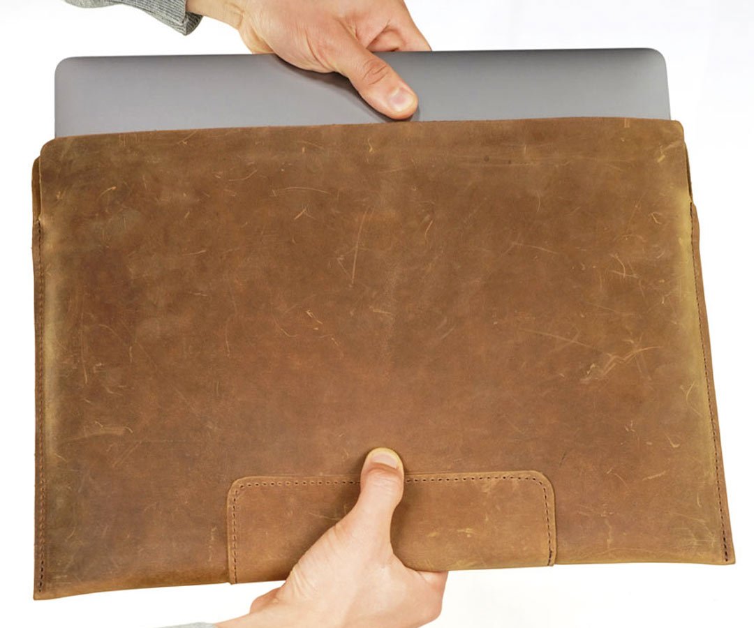 Vero Leather Sleeve for Macbook 2023, USA Made