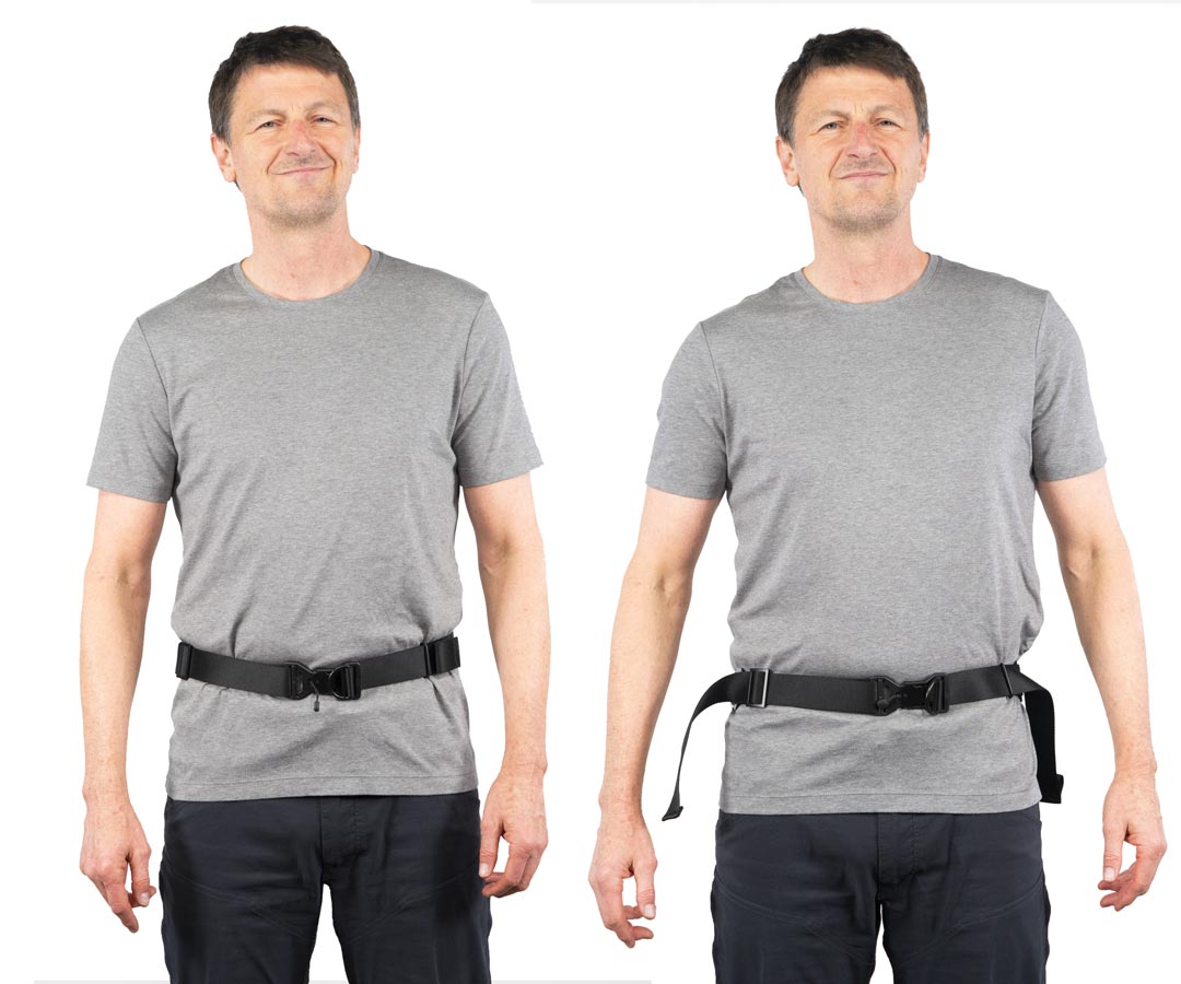 Waist sling outlet