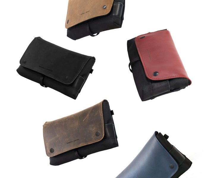 Premium, full-grain leather flaps