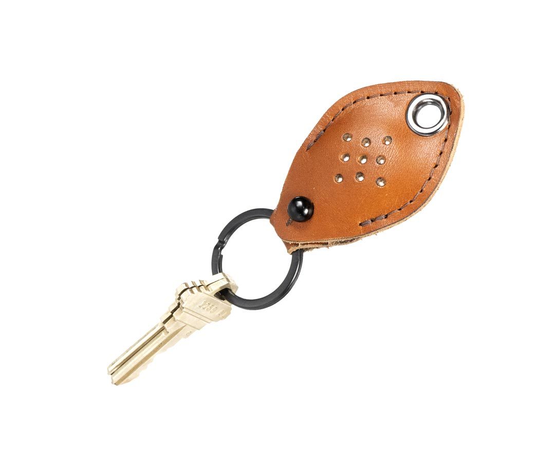 AirTag Keychain - AirCover Vegan Leather BROWN