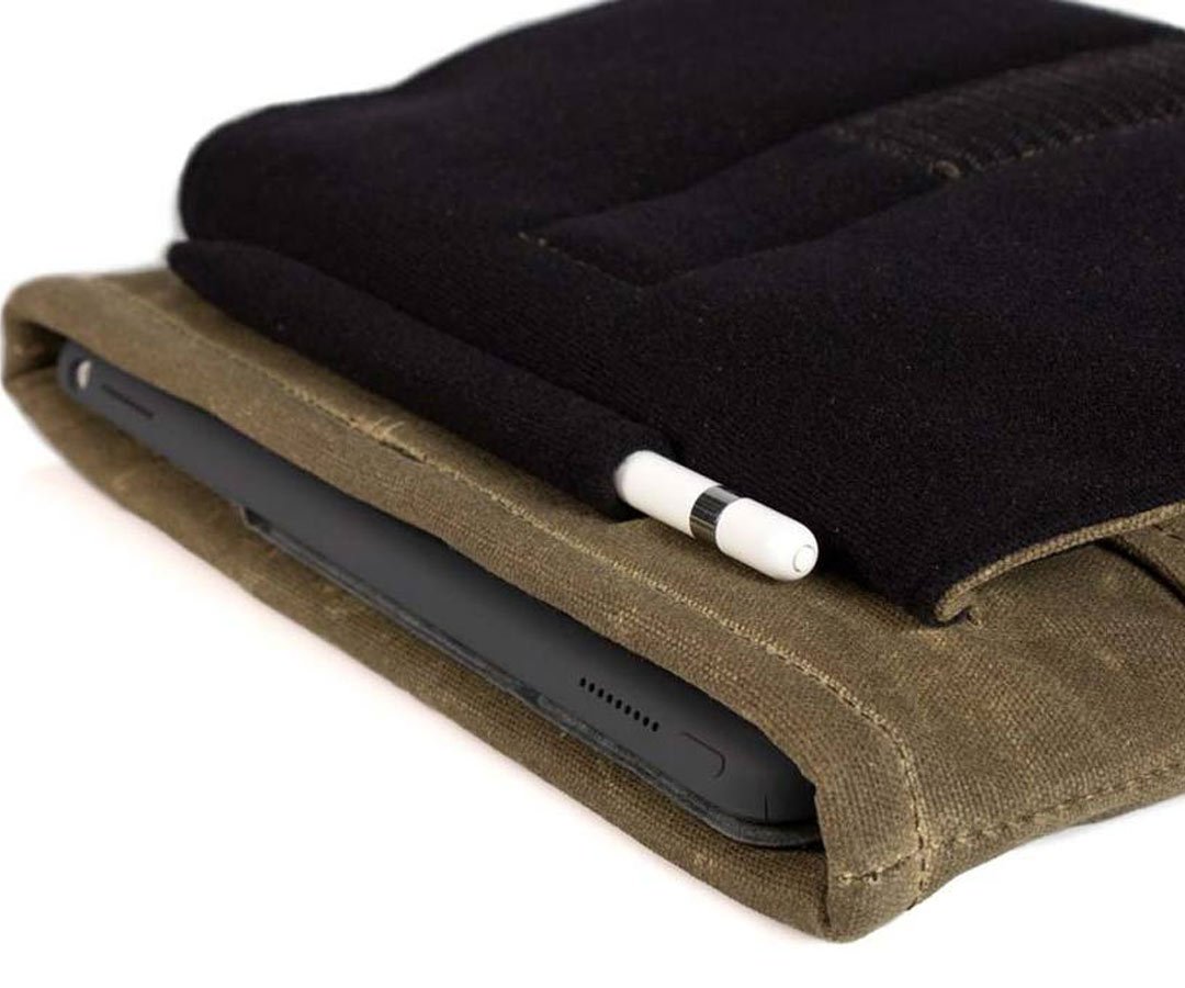 iPad Pro 12.9 leather Sleeve Case Pouch Bag Cover with Pencil Slot –  www.
