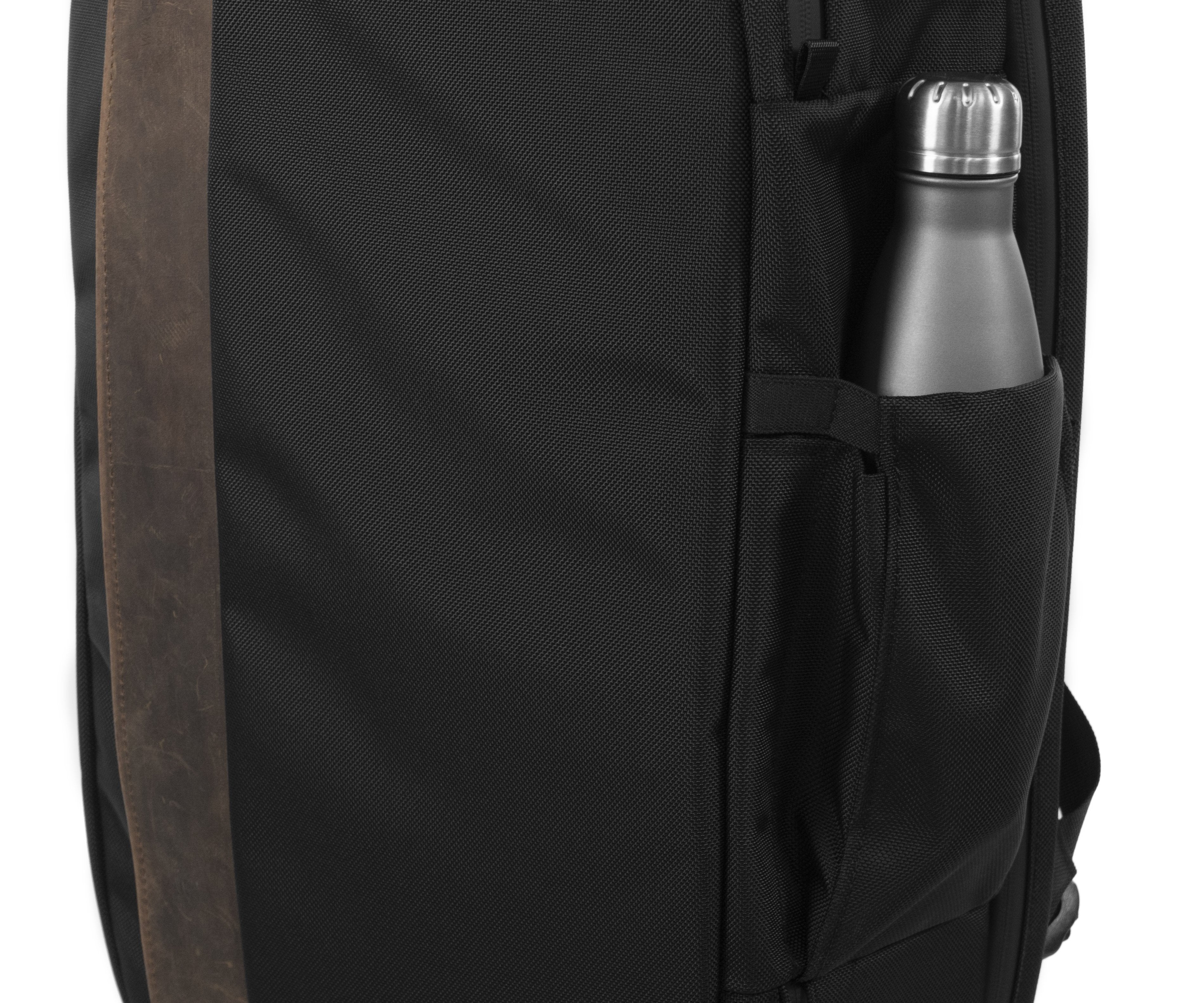 Laptop backpack 2024 water bottle holder