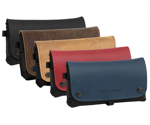 Full-grain premium leather flap